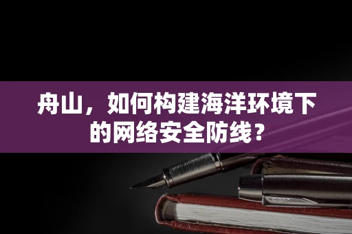 舟山，如何构建海洋环境下的网络安全防线？