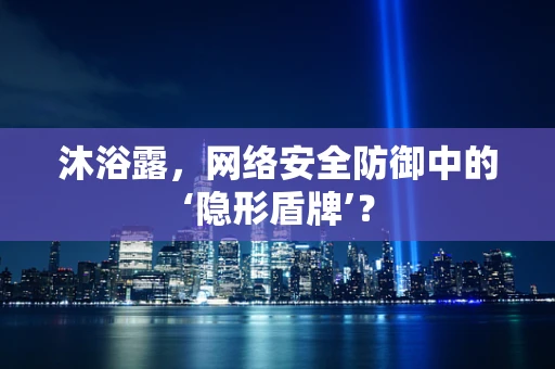 沐浴露，网络安全防御中的‘隐形盾牌’？