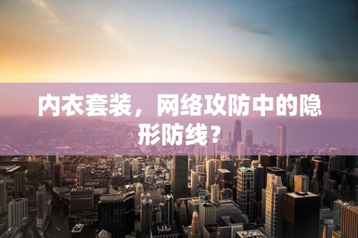 内衣套装，网络攻防中的隐形防线？