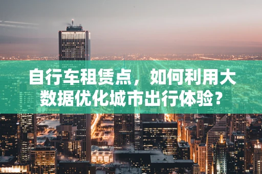 自行车租赁点，如何利用大数据优化城市出行体验？
