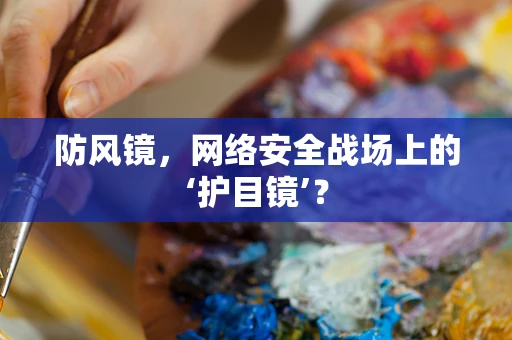 防风镜，网络安全战场上的‘护目镜’？