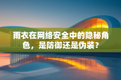 雨衣在网络安全中的隐秘角色，是防御还是伪装？