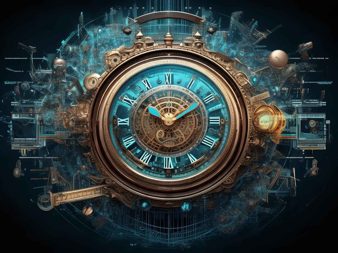 挂钟在网络安全攻防中的隐喻,时间与信息战的关键节点